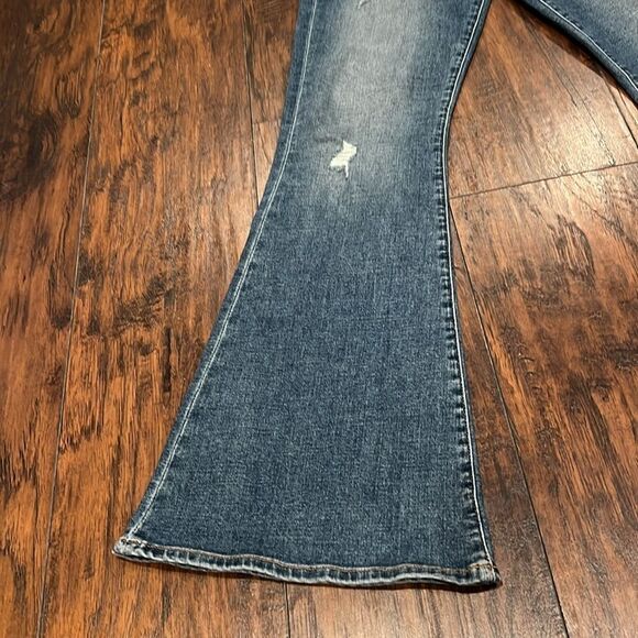 Hudson Heidi high rise flare jeans size 28 in EUC distressed - Picture 3 of 10